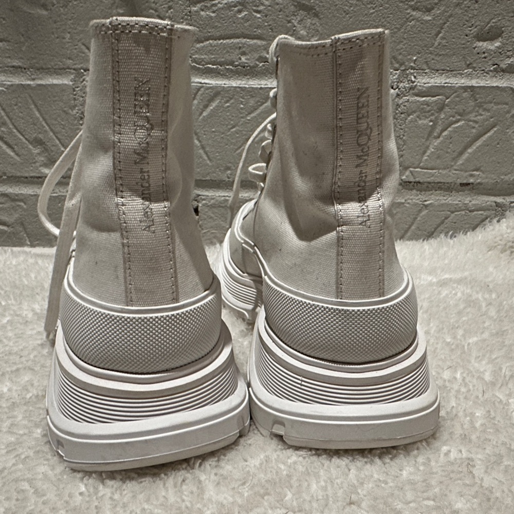 Alexander McQueen Tread Slick High-Top Sneaker Size 38.5 - Picture 8 of 12